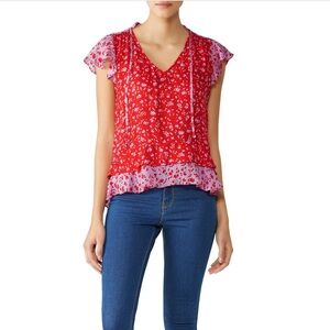 Parker Primrose combo Blouse, size medium